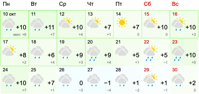 Фото Уточнённый прогноз погоды на октябрь 2022 дали синоптики в Новосибирске 2